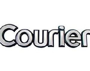 emblema ( Courier ) Cromado