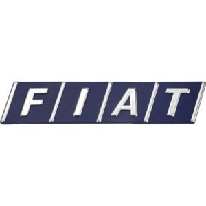 emblema Grade Fiat Retangular (todo Azul)
