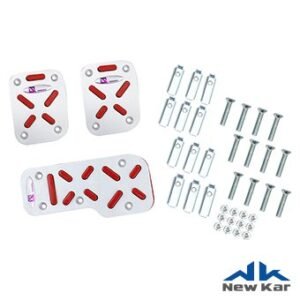 Pedaleira Aluninio Anodizado Vermelho