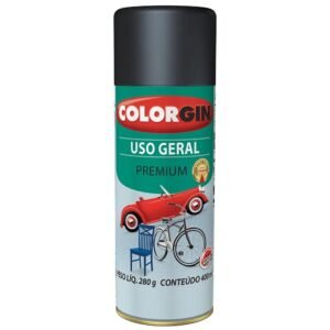 Tinta Spray Preto Brilhante 400 Ml