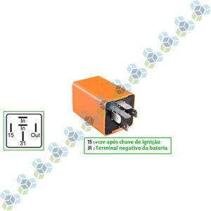 Rele Temporizador Velocimetro 12v 5 Terminal