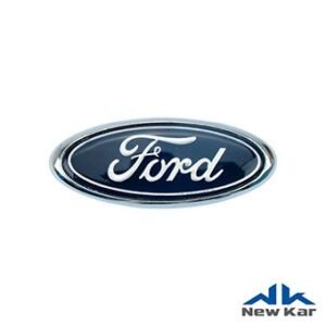 emblema Oval Azul/cromado Para Grade
