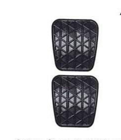 Capa Pedal embr/freio  Preta