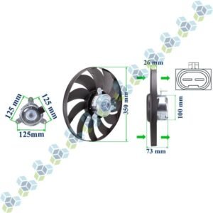 eletroventilador 11 Helices