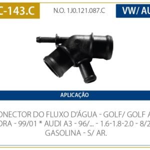 Flange Mangueira do Radiador (valclei)
