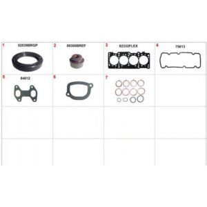 Jogo Retificacao Superior Cabecote Motor C/retento