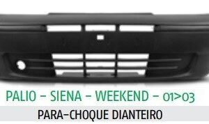Parachoque Diant. Preto Text S/aux