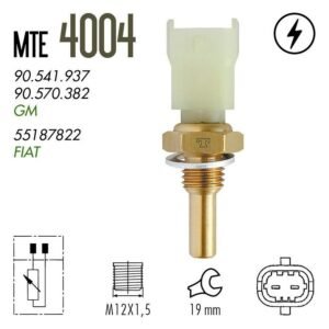 Plug (sensor)  eletronico Temperatura Agua