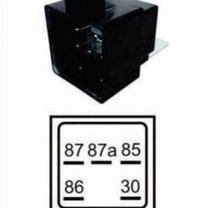 Rele Auxiliar 12v 5t C/ Suporte