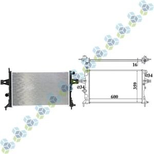 Radiador Motor C/ar ( Cambio Manual )