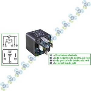 Rele Auxiliar 2 X 20a 5 em. Duplo Contato