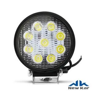 Farol Auxiliar Redondo 9 Leds Unitario