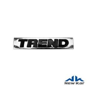 emblema Trend Cromado C/preto