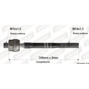 Barra  Axial  344,00mm  16x14(saginaw/dhb)