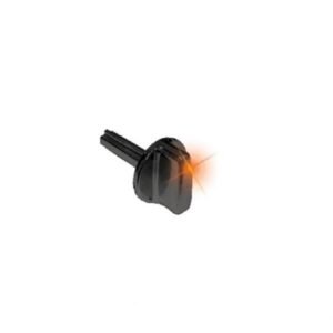 Botao Vent/ Ar Cond. Longo Led Laranja Meio Painel