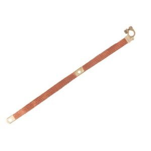 Cabo (cordoalha) P/ Bateria 50cm 1t 2 Ponteiras