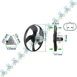 eletroventilador Motor S/ar