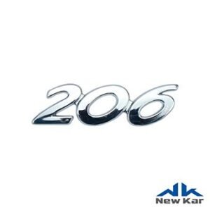 emblema 206 Cromado