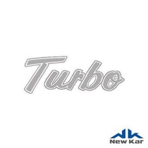 emblema Turbo Cinza