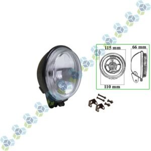 Farol Auxiliar H3 Vidro Red. Milha