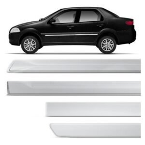 Friso Lateral Cromado 4pcs