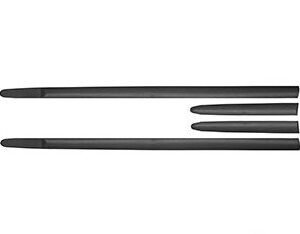 Friso Lateral Preto Largo 4pcs