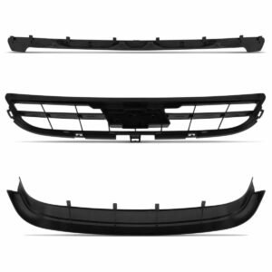 Grade Radiador Preta C/moldura Sup/inf. ( Kit )