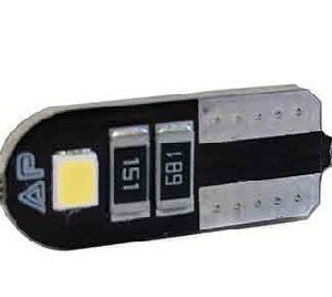 Led Lamp esmagada T10 Slim Canbus 2w 12v Branca (par