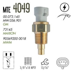 Plug (sensor)  eletronico Temperatura Agua