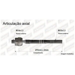 Barra  Axial   295,00mm  14x15