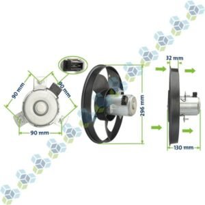 eletroventilador S/ar 5 Pas 12v 160w