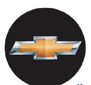 emblema Calota Resinado 48mm Preto/dourado (kit)