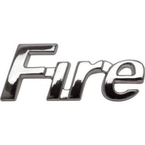 emblema Cromado (fire)