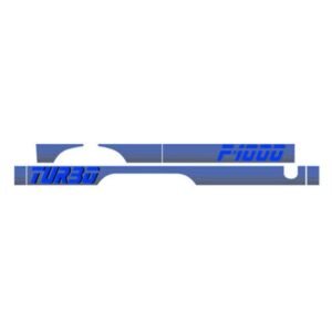 Faixa Lateral decorativa Azul