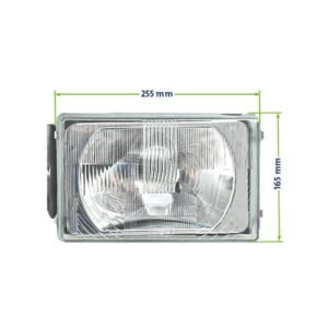 Farol Principal Dir. Vidro H3/h4