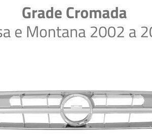 Grade Radiador Cromada
