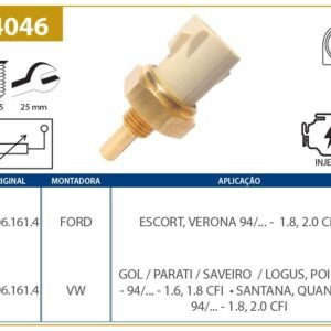 Plug (sensor)  eletronico Temperatura Agua