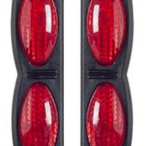 Protetor Porta Olho Gato Oval Duplo Vermelho