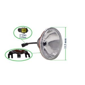 Farol Auxiliar Milha Parachoque Original