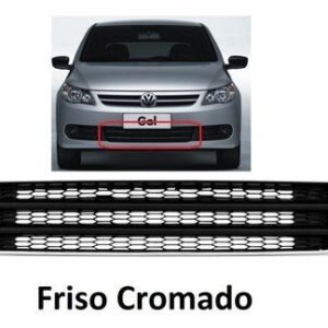 Grade Parachoque Central Gol G5 C/friso Cromado