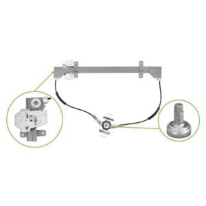 Maquina Vidro esq. Manual