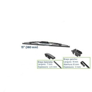 Palheta Limp Tras 15 Pol