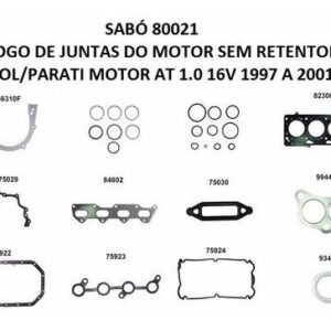 Jogo Junta Motor S/retentor