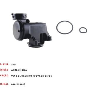 defletor Oleo Anti Chama