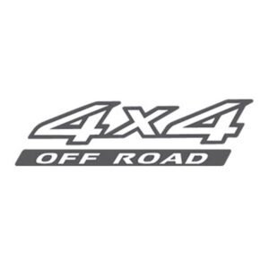 emblema (4x4 Off Road) Cinza
