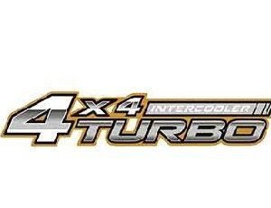emblema 4x4 Turbo Intercooler Amarelo