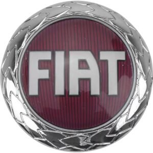 emblema Grade Fiat Vermelho