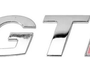 emblema Gti Cromado/vermelho