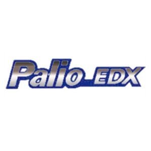 emblema (palio edx) Cromado Azul