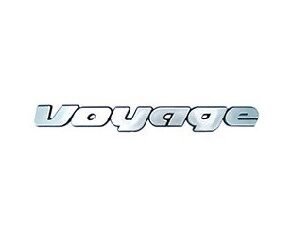 emblema Voyage Cromado/preto
